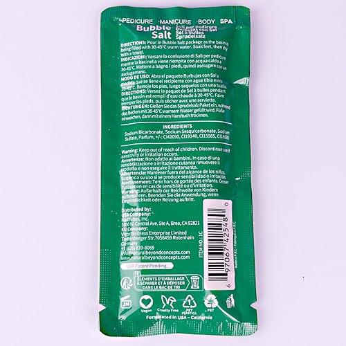 Miniatura 35 de Kit de pedicura para pies remojados: sal de burbujas, exfoliante de azúcar, máscara de masaje, loción de masaje en una caja, kit de spa de 4 pasos