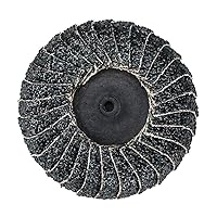 Vista 6 de BHA Discos de solapa de cambio rápido con borde curvado de circonio, 2 pulgadas, paquete de 10 (grano 40)