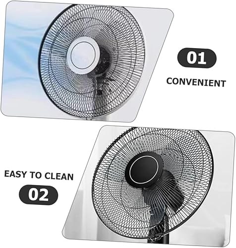 Miniatura 6 de MERRYHAPY 2 piezas de 3 aspas de repuesto para ventilador, piezas de ventilador de pedestal, accesorio de ventilador de pedestal, aspas de