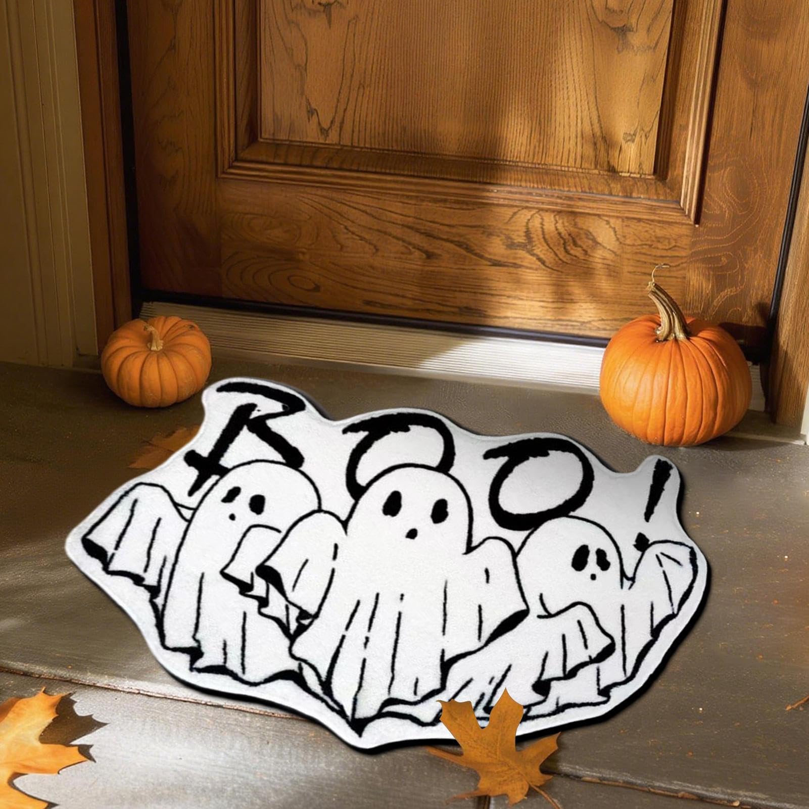 Generico Tappeto da bagno di Halloween | Mat di non Slip SuperAbsorbent | Casa da cucina per decorazioni per il bagno | Felpudo morbido sicuro per bambini e anziani