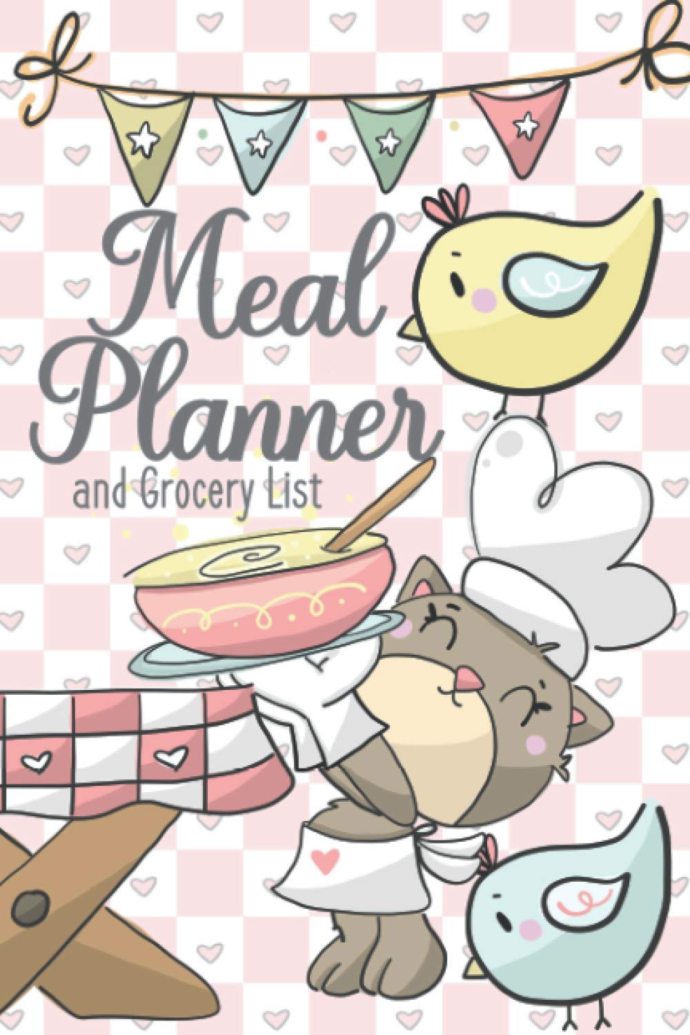 Meal Planner and Grocery List: 52 Week Meal Planner Notebook | Weekly Meal Prep Notepad Journal | Sweet Hand Dawn Original Artwork Premium Matte Cover