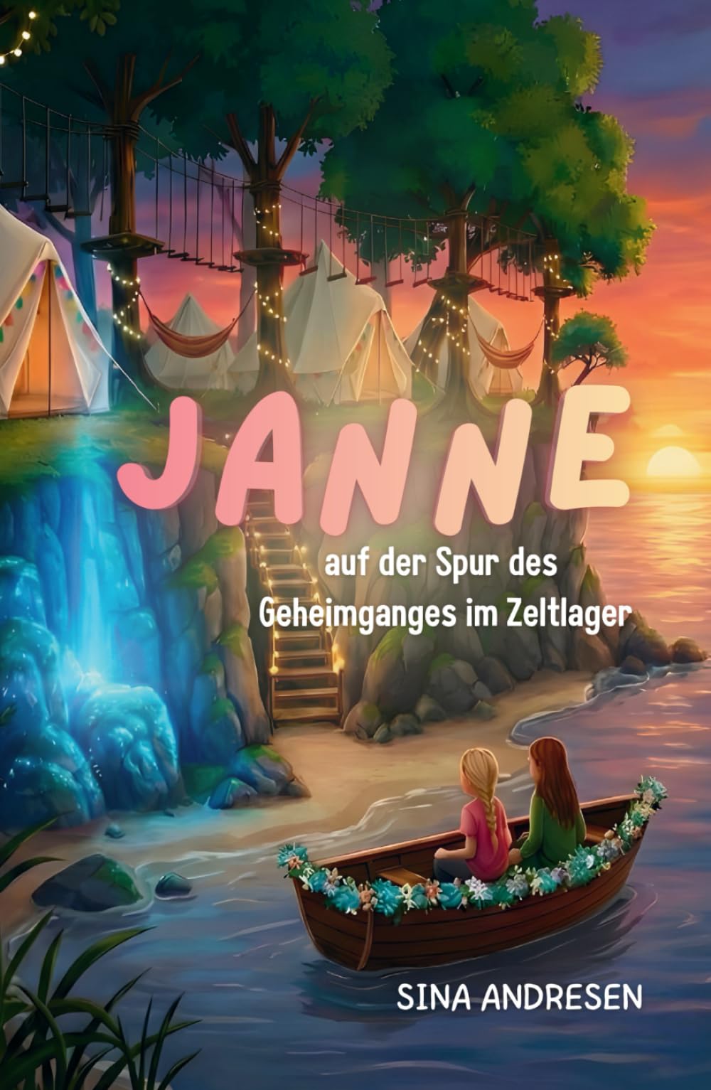 Janne auf der Spur des Geheimganges im Zeltlager