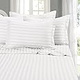 Elegant Comfort Luxurious 1500 Premium Hotel Quality Microfiber Three Line Embroidered Softest 4-Piece Bed Sheet Set, Wrinkle and Fade Resistant, California King, Royal Blue