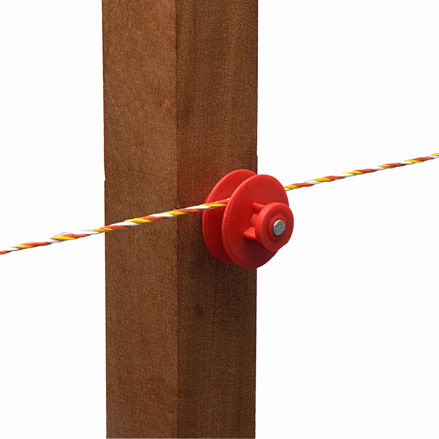 Hotline Red Electric Fencing Large Bobbin Insulator (Red)