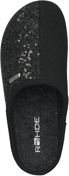Rohde pantoffels dames Bari 6557, grootte:39 EU, kleur:Blauw