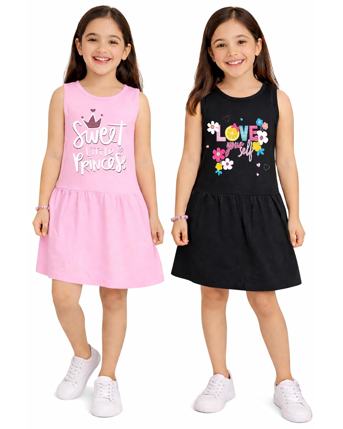 Kuchipoo Girls Regular Fit Cotton Frocks - Pack of 2 - Review, Price and Buying Guide
