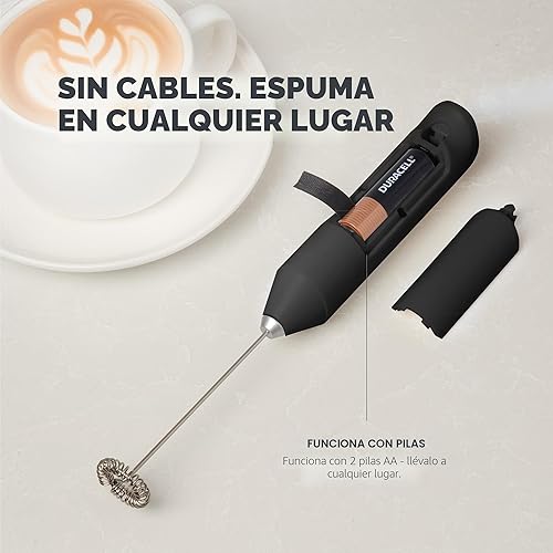 Miniatura 5 de Zulay Kitchen - Batidor eléctrico de mano para café, lattes, capuchinos, matcha y chocolate caliente, mezclador portátil para bebidas, accesorio