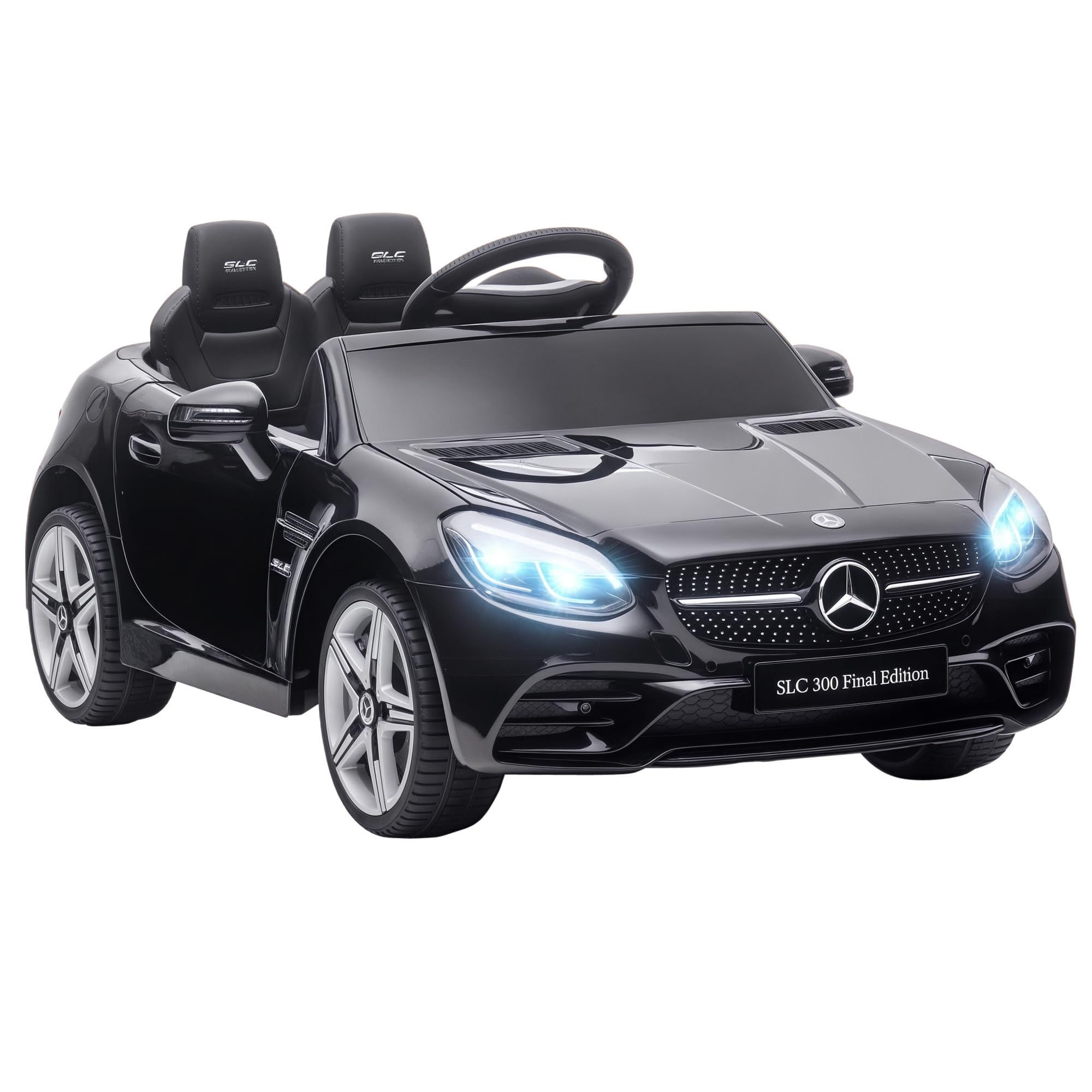 MH Handel GmbH AIYAPLAY Kinder Elektroauto 12V | Mit Fernbedienung, LED-Scheinwerfer, Musik