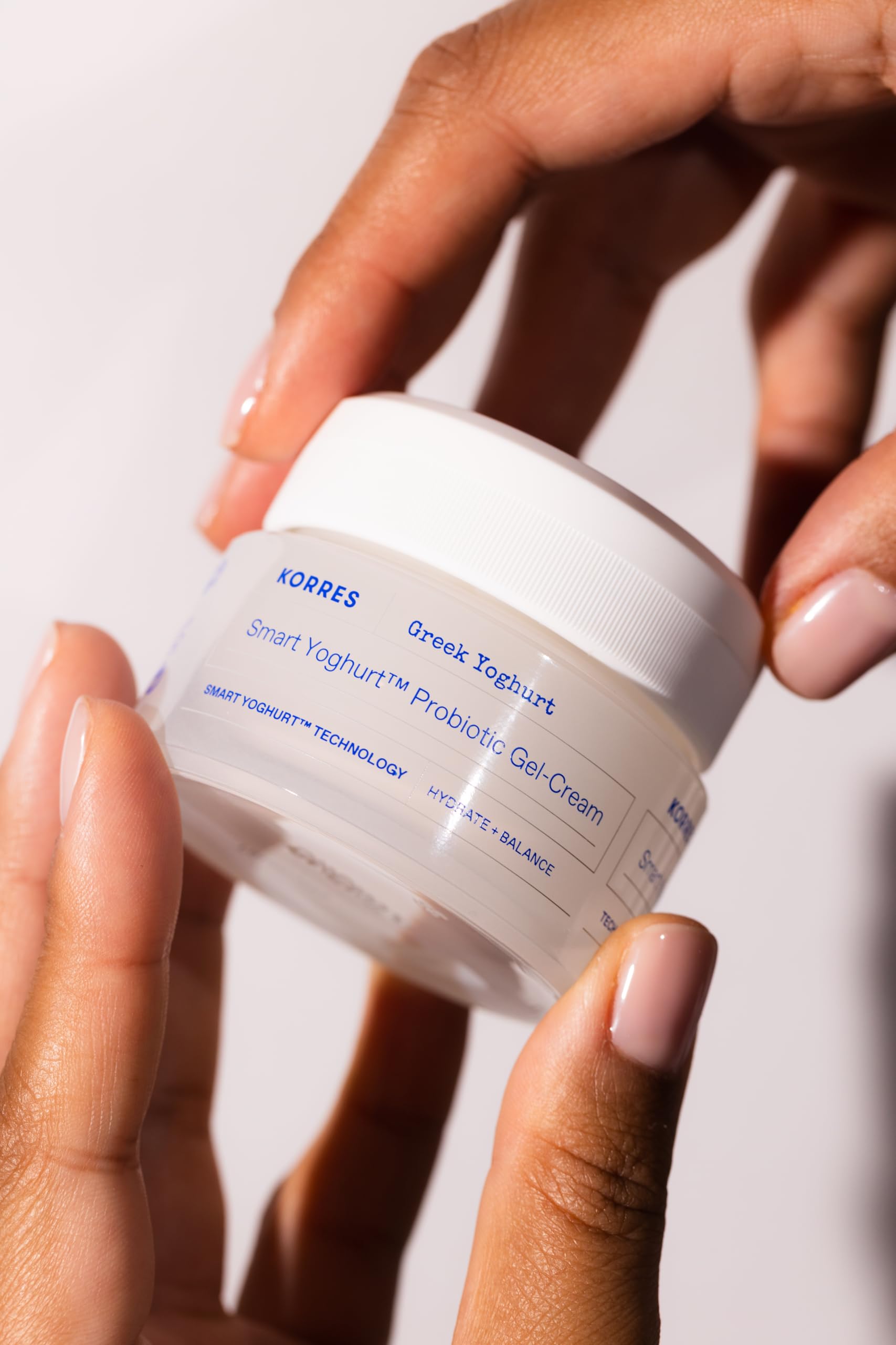Gel-Crème Nourrissant Probiotiques & Yaourt Grec | au yaourt grec, soin hydratant pour peaux sensibles, équilibrant, hydratant, apaisant, sans silicone ni parabènes