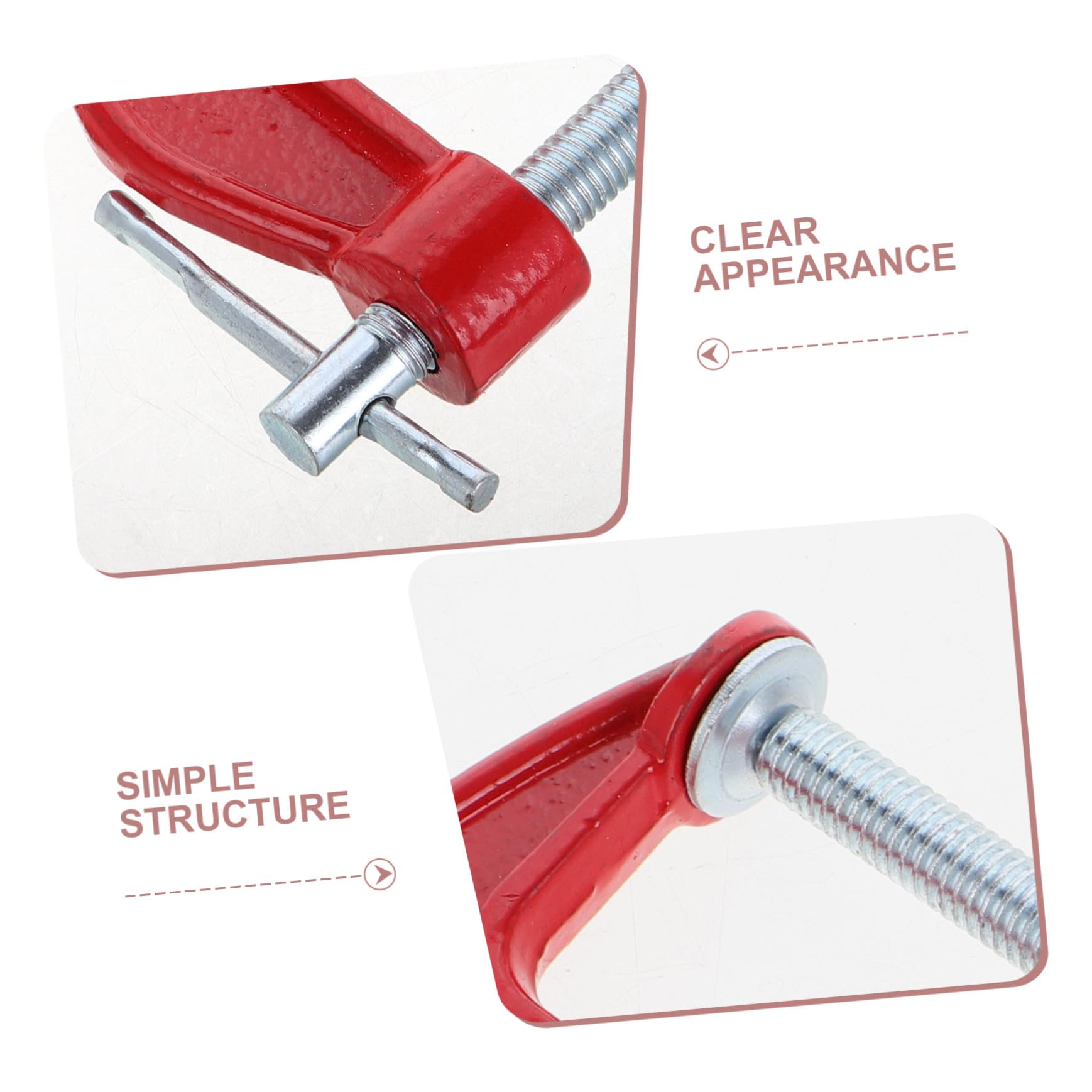 Veemoon 6pièces Serre-joints Robustes Métal pour Travail le Soudage Assemblage Projets DIY Outils de Serrage Durables