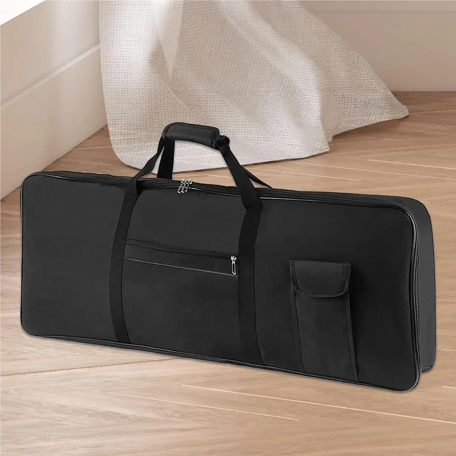 Keyboardtasche 76-Tasten-Tastatur-Hülle, elektronische Klavier-Abdeckung mit Griff, gepolsterte elektrische Tastatur, Klaviertasche for Musikstudio im Freien