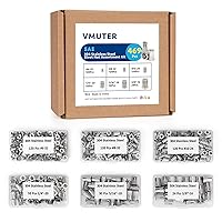 Vista 12 de 30 piezas tuercas de remache 3/8"-16, inserto roscado Nutsert de cabeza plana de acero inoxidable 304