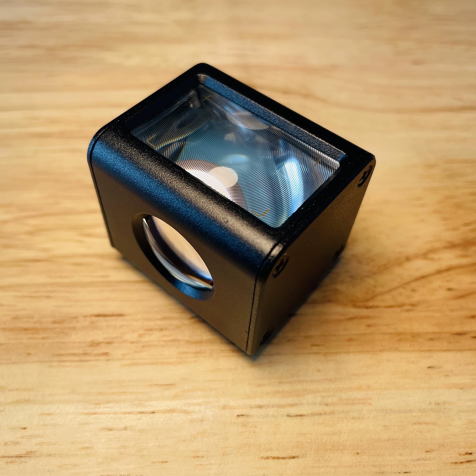 Wizjer w kokpicie, zewnętrzny wizjer optyczny do aparatu, z liniami kadrowania, uniwersalne mocowanie suwakowe, precyzyjne kadrowanie, do aparatów cyfrowych/filmowych czarnych 35 mm