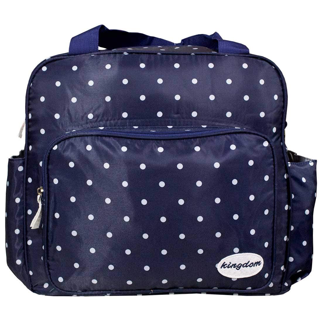 trendy dukaan Trendy Dukaan® Smart and Fashionable Diaper Bag/Mother Bag/Diaper Backpack for Travel with Diaper Changing Mat (Dotted Navy Blue)-picture-15