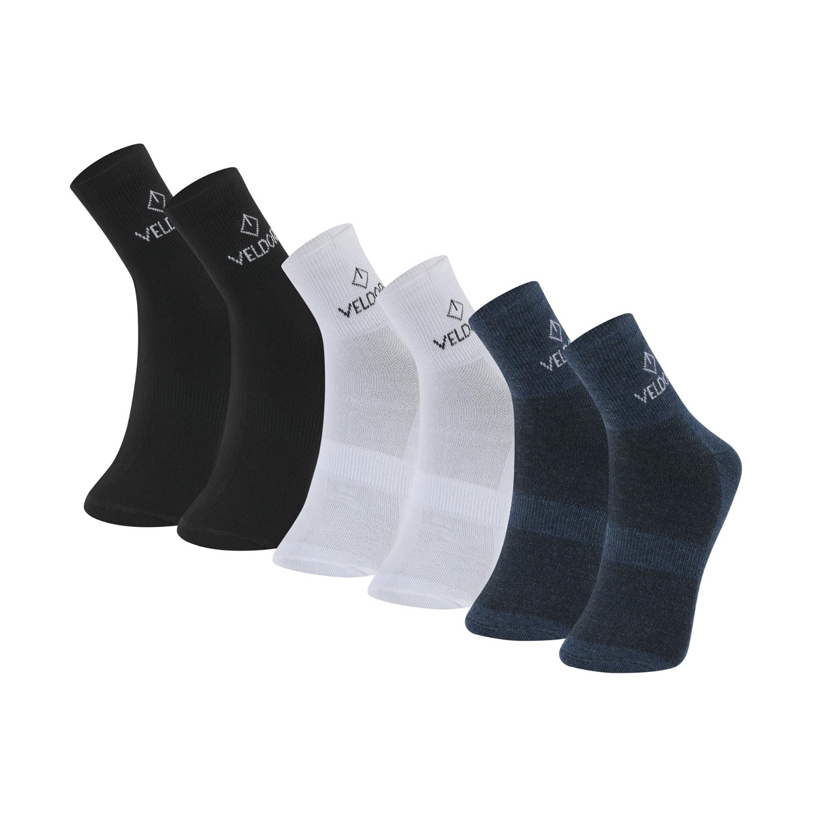 YogaFit Unisex Cotton Mesh Socks, Breathable, Double Elastic, Sweat-Free for Gym, Yoga, Daily Use Pack off -3-image-43