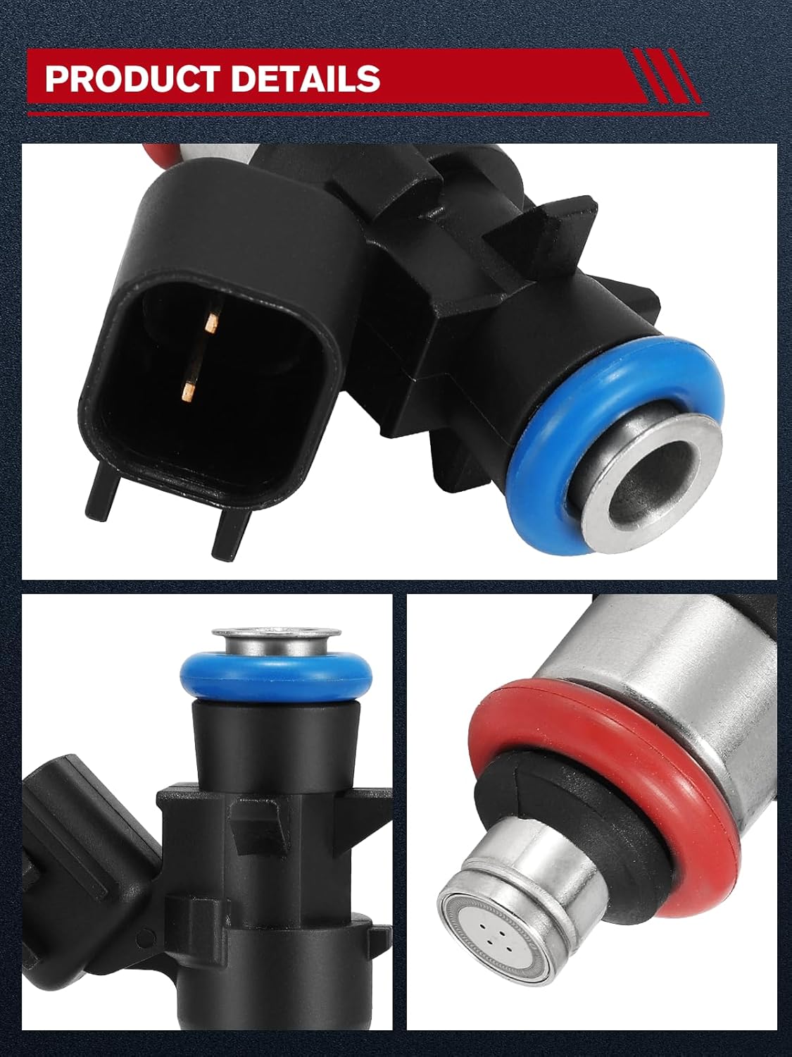 0280158233 FJ1147 Fuel Injectors 6PCS (3.6L ONLY) For Jeep Grand Cherokee Wrangler,For Chrysler 200 300 Town Country,For Dodge Avenger Challenger Charger Durango Grand Caravan Journey,For Ram
