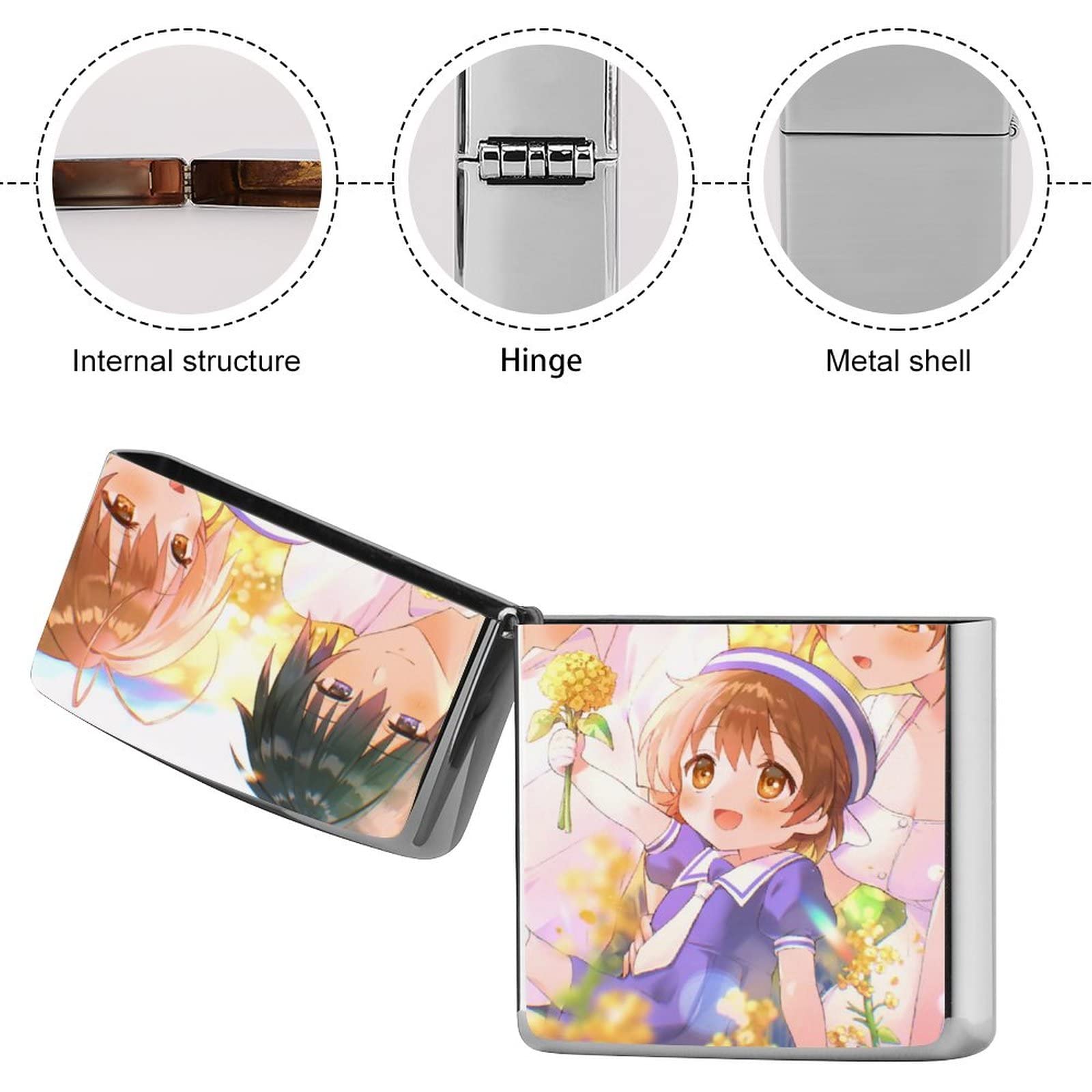 Amazon.co.jp: ライターケース CLANNAD 岡崎朋也 古河渚 メンズ