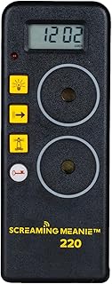 Screaming Meanie 220 Alarm Clock and Timer, Extremely Loud for Deep Sleepers, Multi-Purpose Clock, 3 Sound Levels (with 9v...
