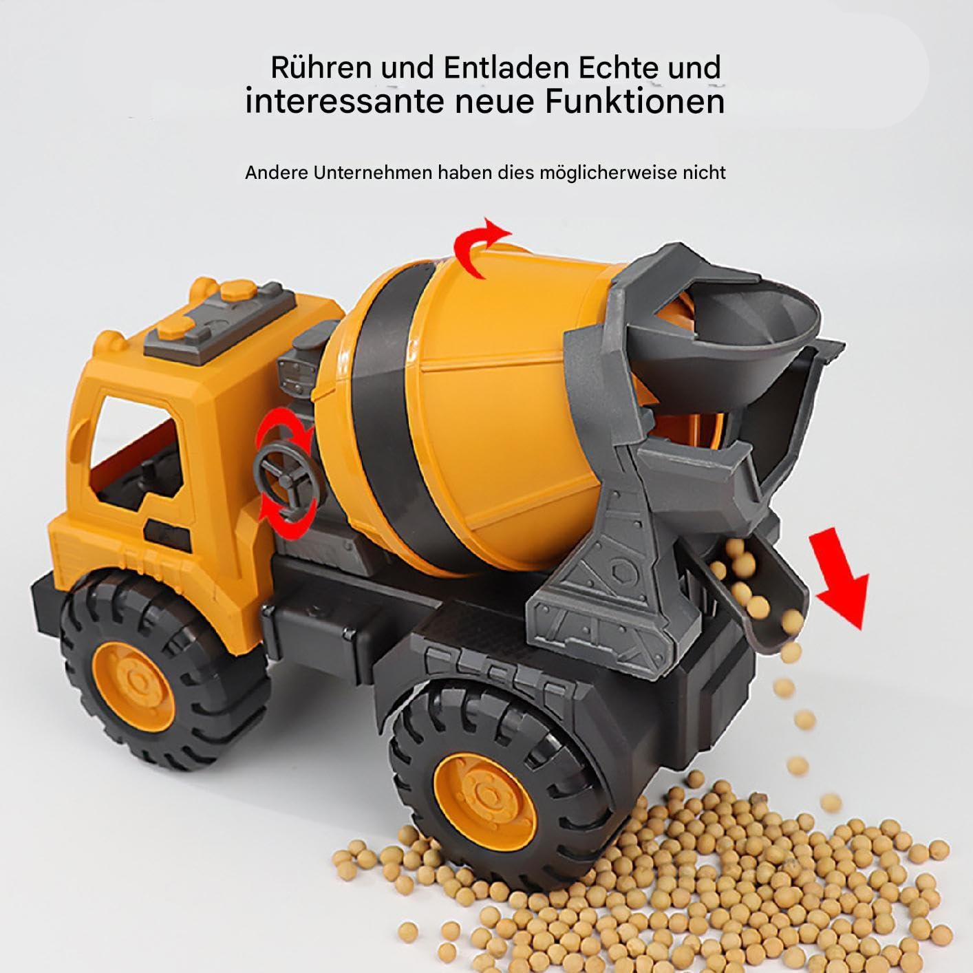 Pelleteuse pour - Kit de Jeu Durablies - Jouet de véhicule de Haute précision - Simulation d'un Camion de Construction - Équipement interactif, Outils appropriés pour Les et