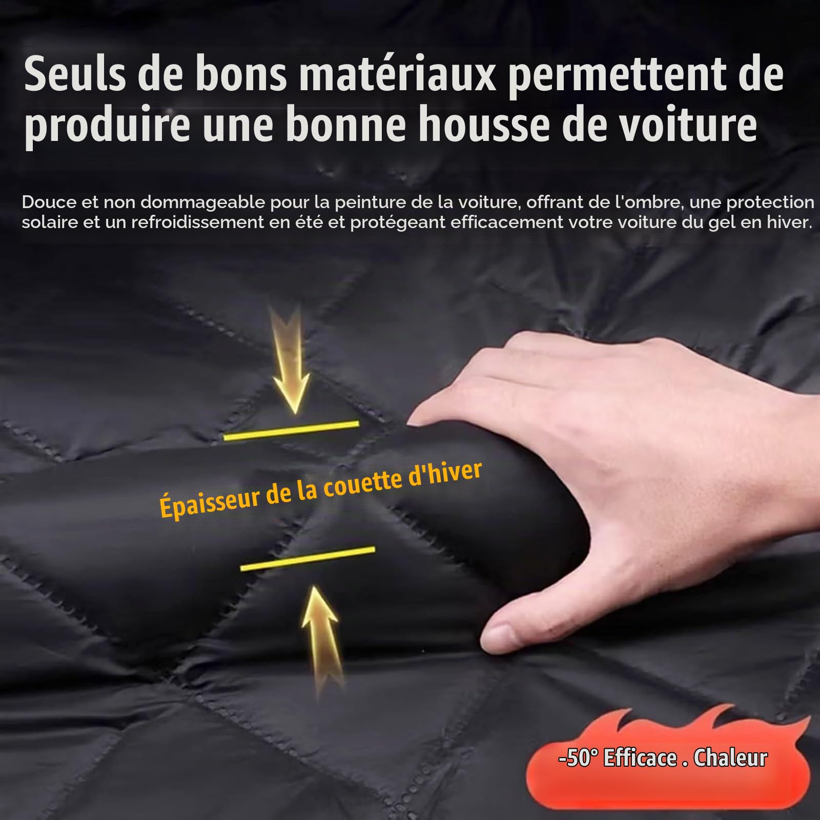Bache Anti Grele Voiture pour Renault Trafic 3 Phase 1 2014-2019(Version L1H1),Imperméable Housse d'hiver Epaisse pour Voiture,Anti-Neige,Anti-Pluie Et Anti-Rayures avec Bandes Réfléchissantes