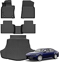 Vista 11 de Auxko Alfombrilla de carga para todo tipo de clima, apta para Toyota 4Runner 2025 de 5 plazas, versión de gasolina, forro de elastómero