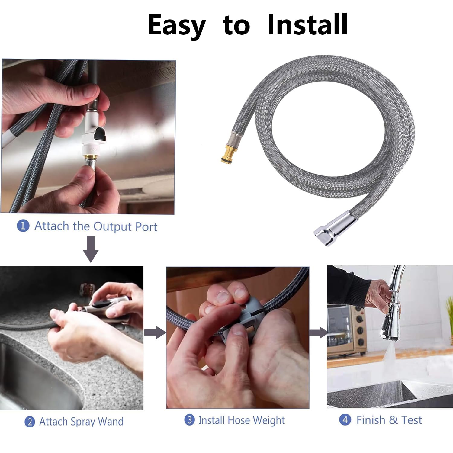 Kトラ 150259 Kitchen Faucet Hose Replacement for moen pull down faucet