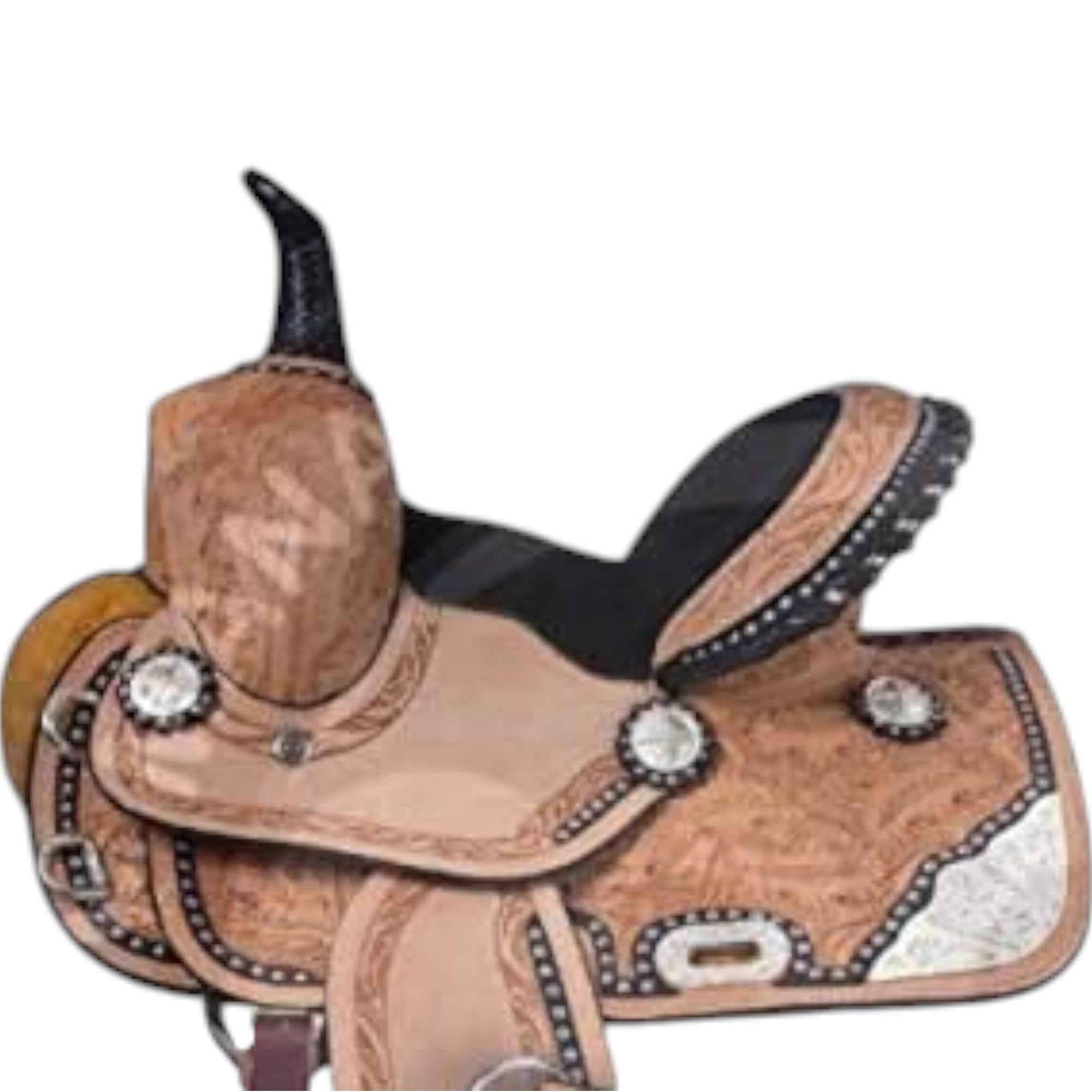 Wintec Western Youth Round Skirt Saddle 13In Brown