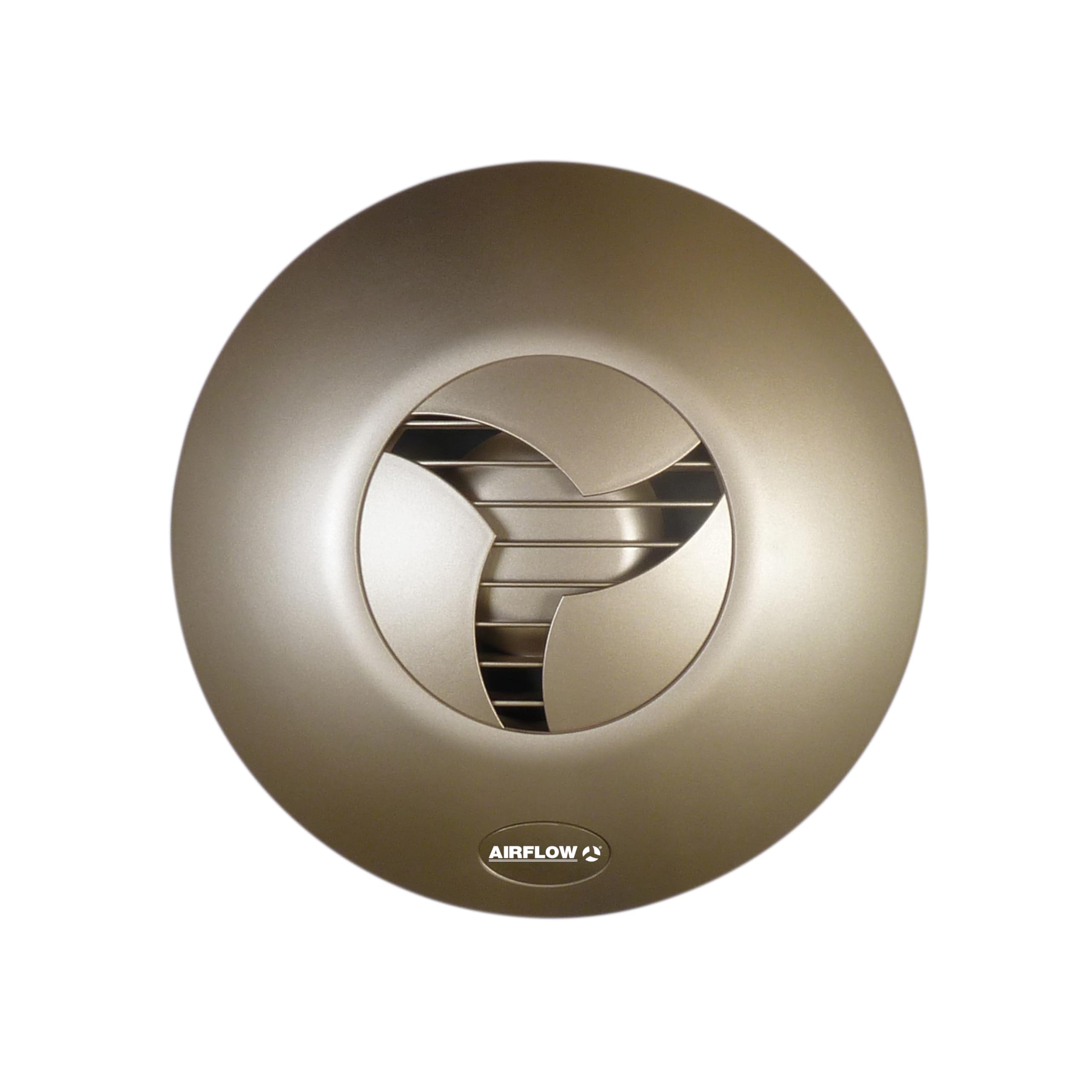 Airflow iCON 15 Copertura Ventilatore in Elegante Pietra Sabbia (Oro) – Look Designer per Bagni – Compatibile con Estrattore iCON 15 & 15S