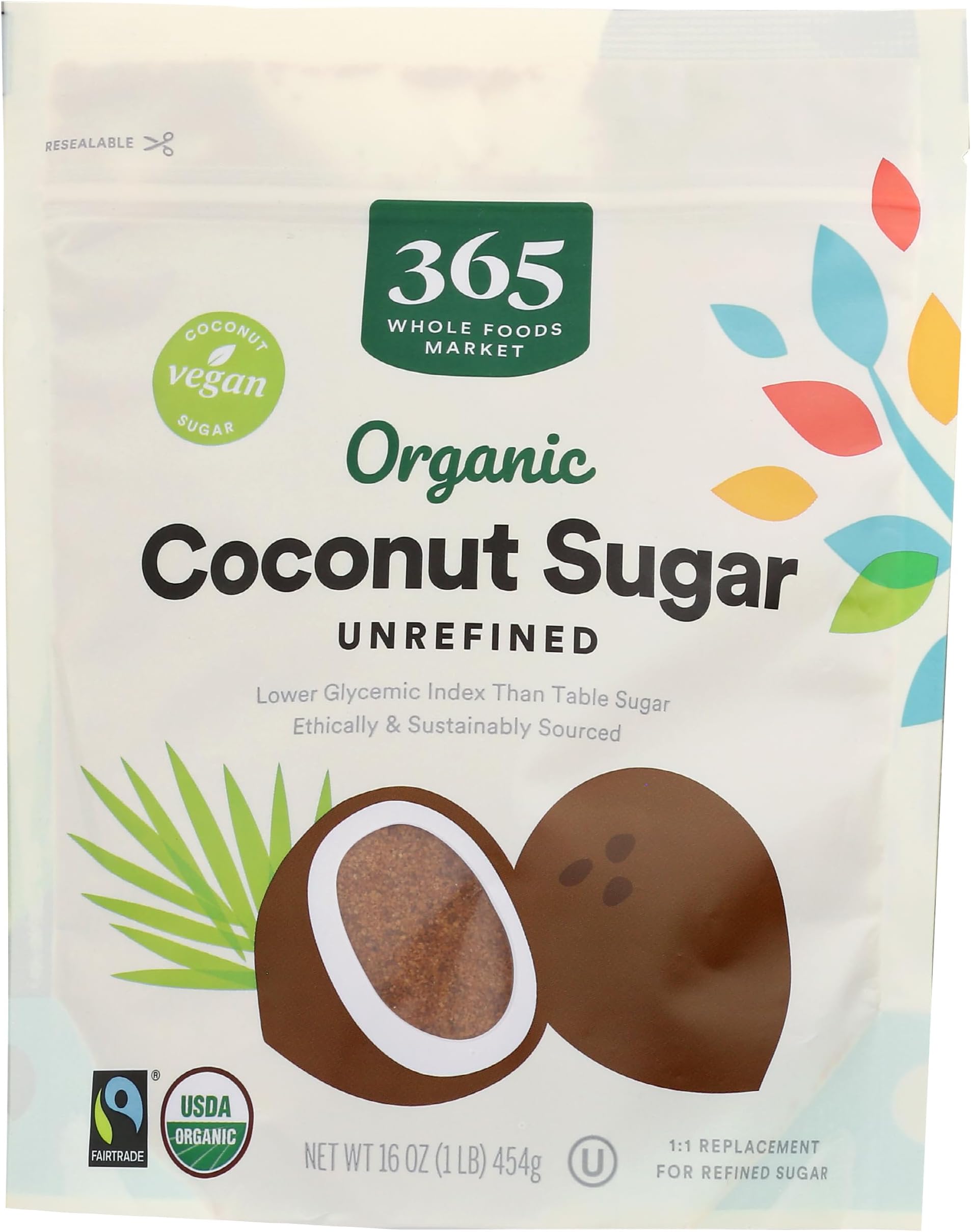 365 by Whole Foods Market, Organic Coconut Sugar, 16 Ounce