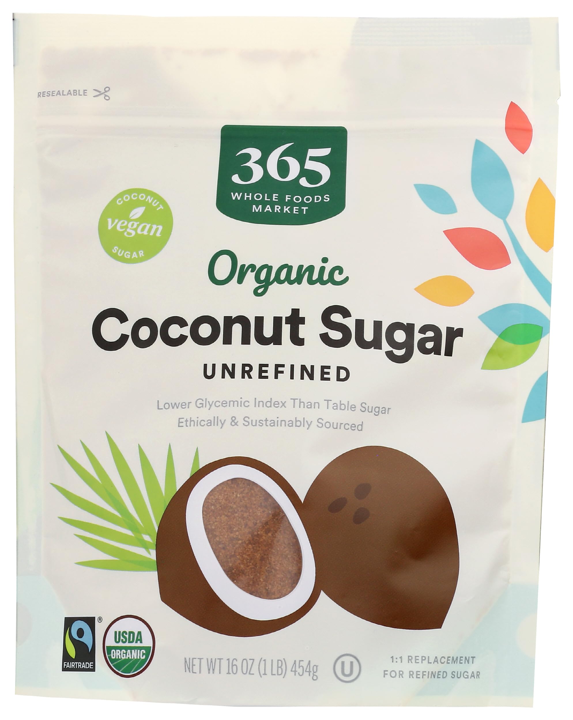 365 by Whole Foods Market, Organic Coconut Sugar, 16 Ounce