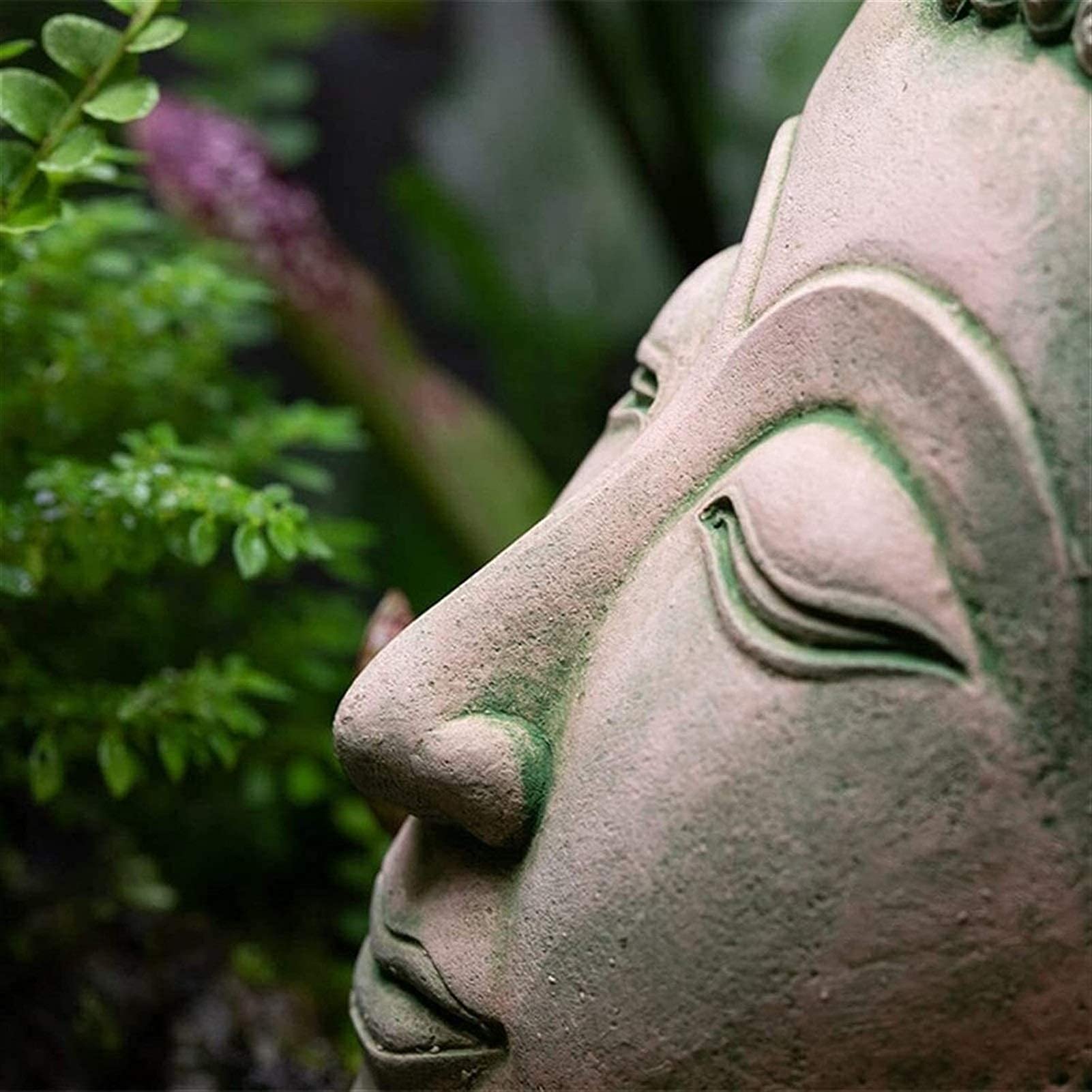 Ozdoby ogrodowe Rzemiosło na świeżym powietrzu Rzeźba z piasku Posąg Buddy Dom miejski Zen Statua Ozdoby do dekoracji Ogród Krajobraz Akcesoria domowe Bajkowe ozdoby ogrodowe