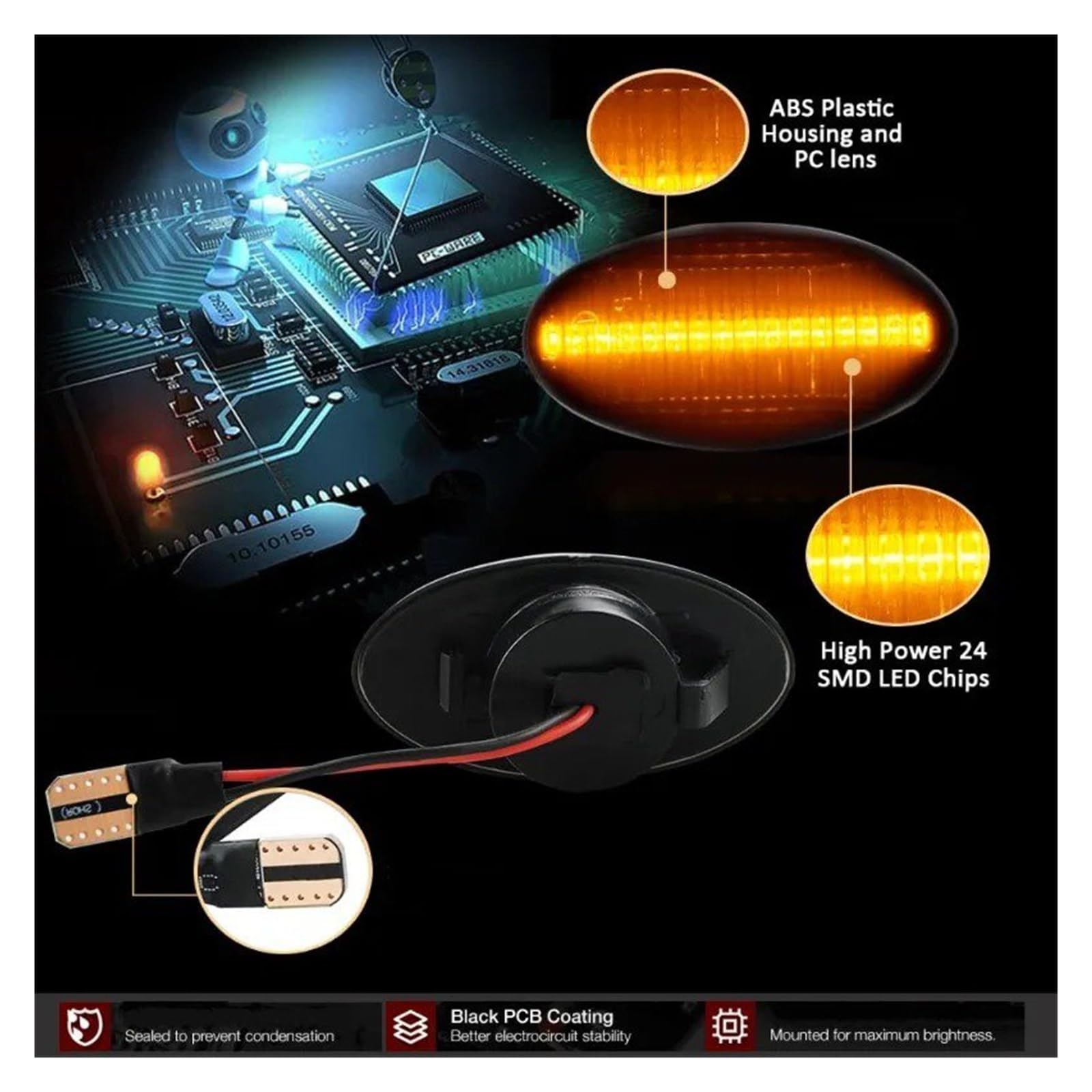 Freccia Auto Indicatori Direzione Per BMW Per MINI Per Cooper R50 R52 R53 2004-2008 1 Paio Utile Luce Posizione Laterale A LED Dinamica Sequenziale Lampada Segnalazione