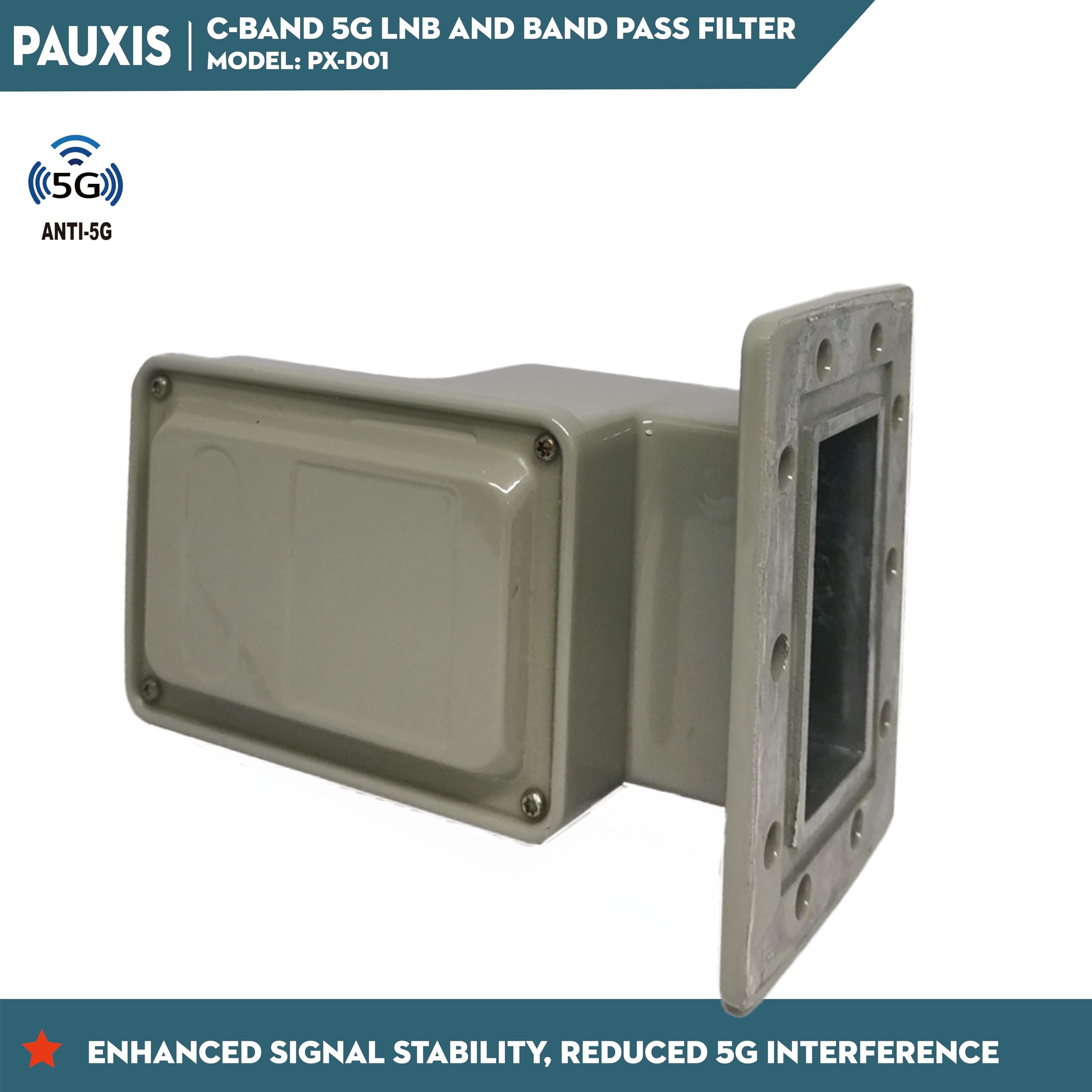 Bande C LNBF Single POLARITY SORTIE LNBF 5G LNB