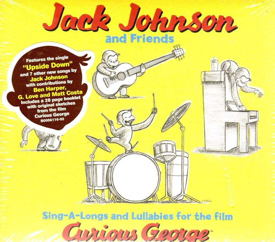 FLIPSIDE JACK JOHNSON CURIOUS GEORGE (Set of 3)
