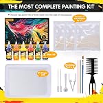 Peintures pour enfants marbrantes - Arts et artisanat pour les filles & Garçons Artisanat Kits Cadeaux idéaux pour les enfants Age 6-8 8-12
