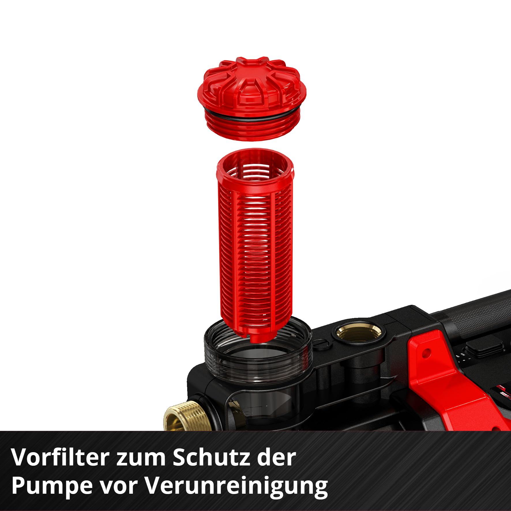 Einhell Bomba de jardín con batería AQUINNA 18/30 F LED Power X-Change (18 V, caudal máx. 3000 l/h, 2 ranuras de batería, duración doble, modo ECO/BOOST, prefiltro, sin batería)