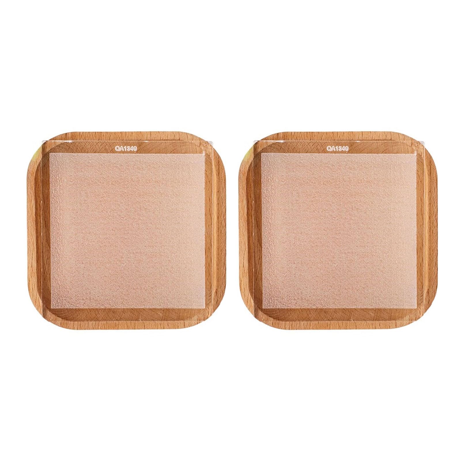 Hsioluted Embossed Leather Texture Cakes Molds Baking Artistic Acrylic Lace Stamp for Fondant Cakes and Dessert Embellishment Pastries Embosser