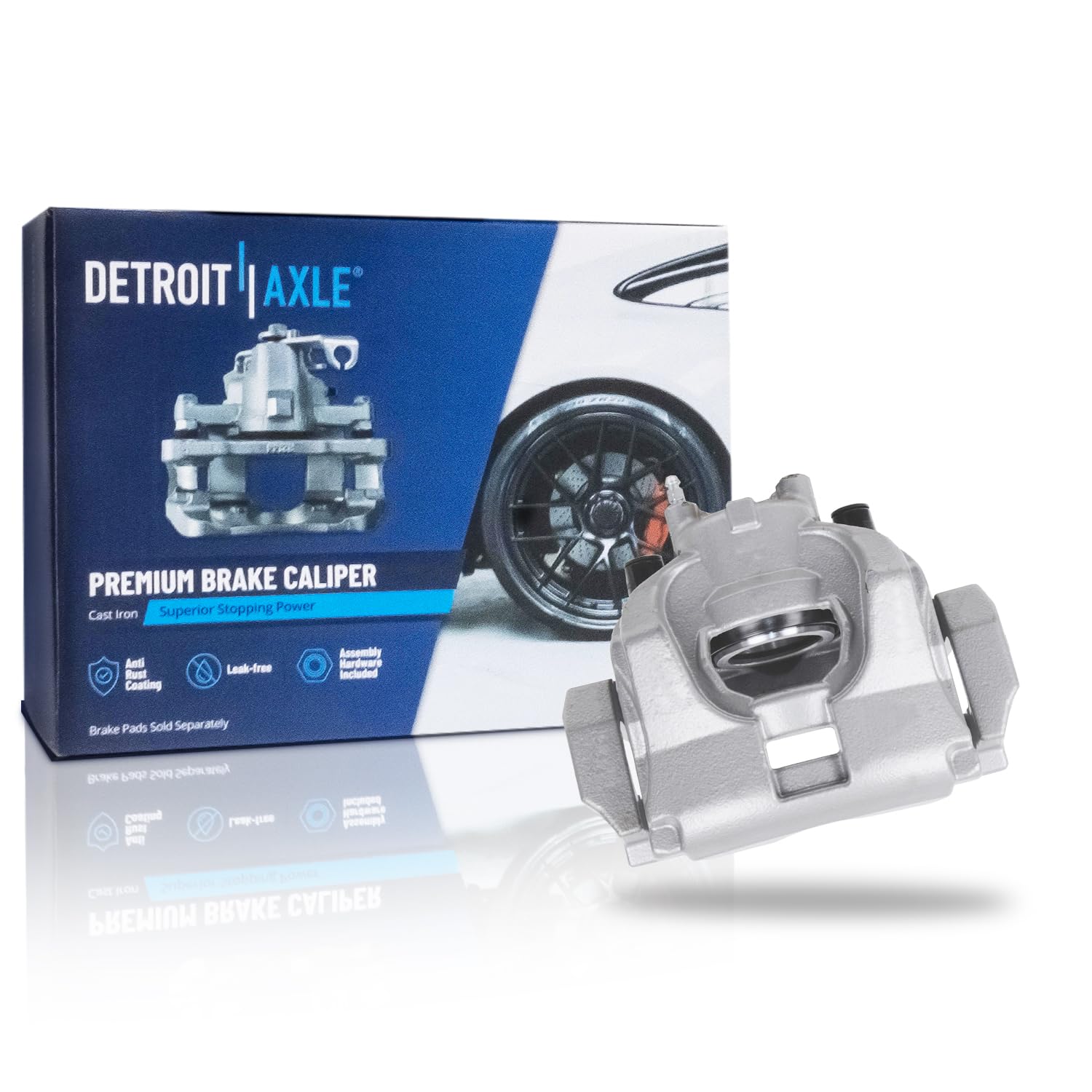Detroit Axle - 2.0L Front Right Brake Caliper for 2015-2020 Ford Fusion