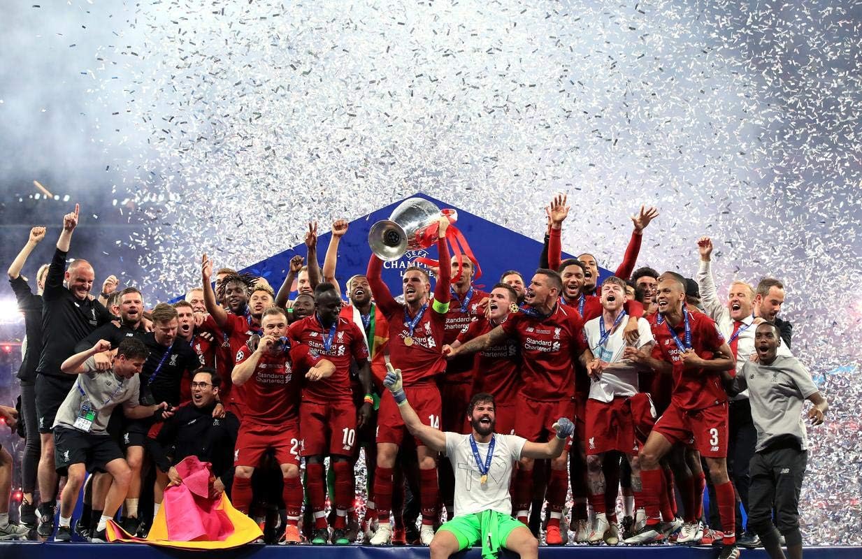 Poster Station UK LIVERPOOL FC CHAMPIONS LEAGUE WINNERS 2019 – Football Wall Print - 30CM X 43CM F.C