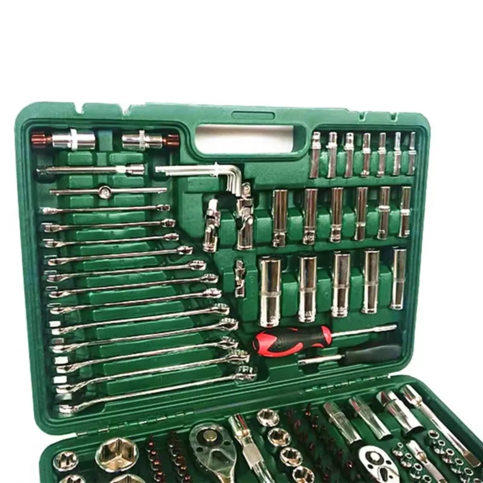 Maletín herramientas multiusos Caja Herramientas Manga Reparación Automotriz Desmontaje Inyector Kit El Hogar Herramientas Manuales Trinquete Y Estuche 216 Uds.