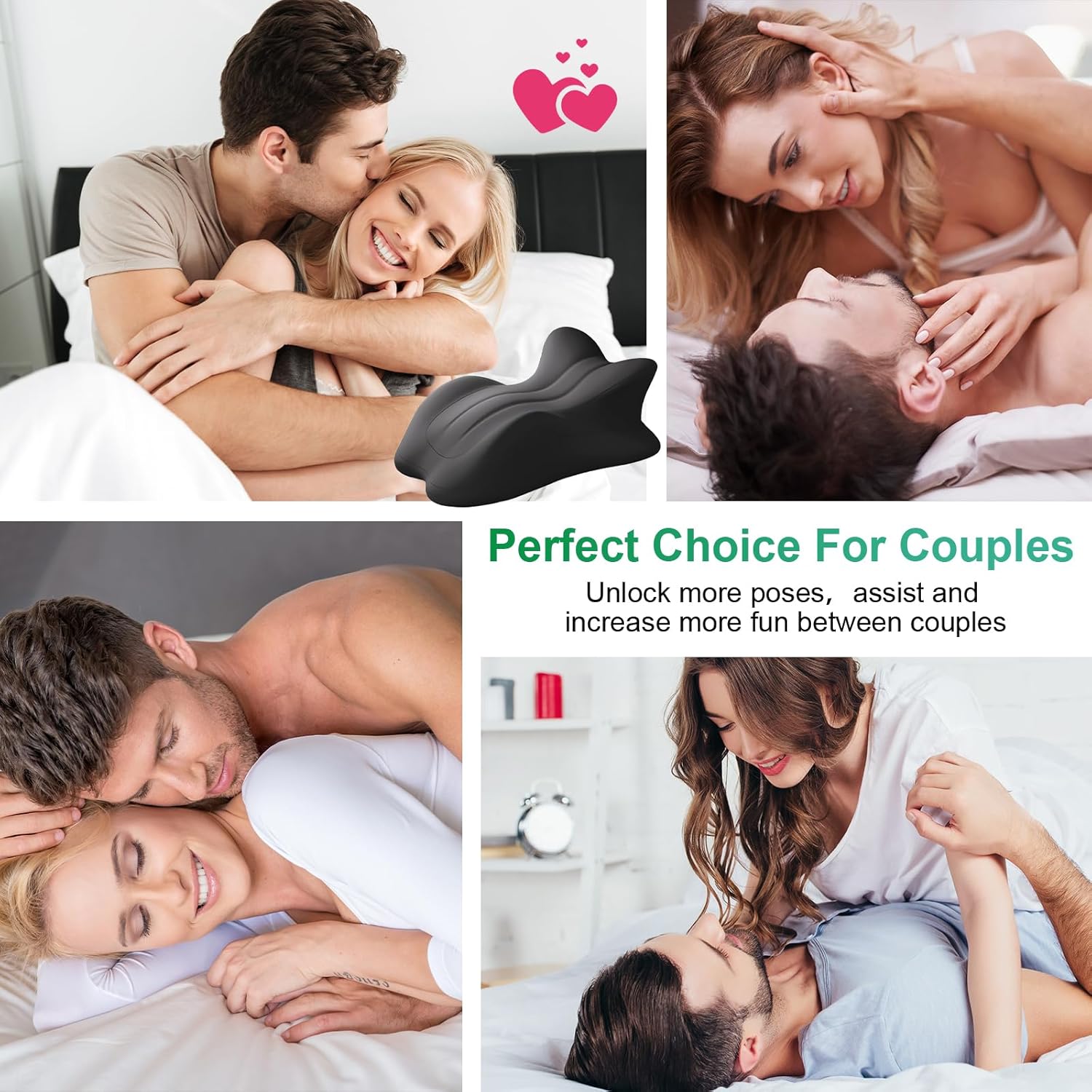 Yuanjing Extra-Large Plus Size Couples Pillow Memory Foam Reading Lifting Pillow Suppurt Weights Over 300 Pounds(Large Size 34.2 * 22.3 * 13.5 inch)