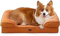 Vista 44 de EHEYCIGA Camas ortopédicas para perros extra grandes, cama impermeable de espuma viscoelástica XXL para mascotas con laterales, fondo antideslizante