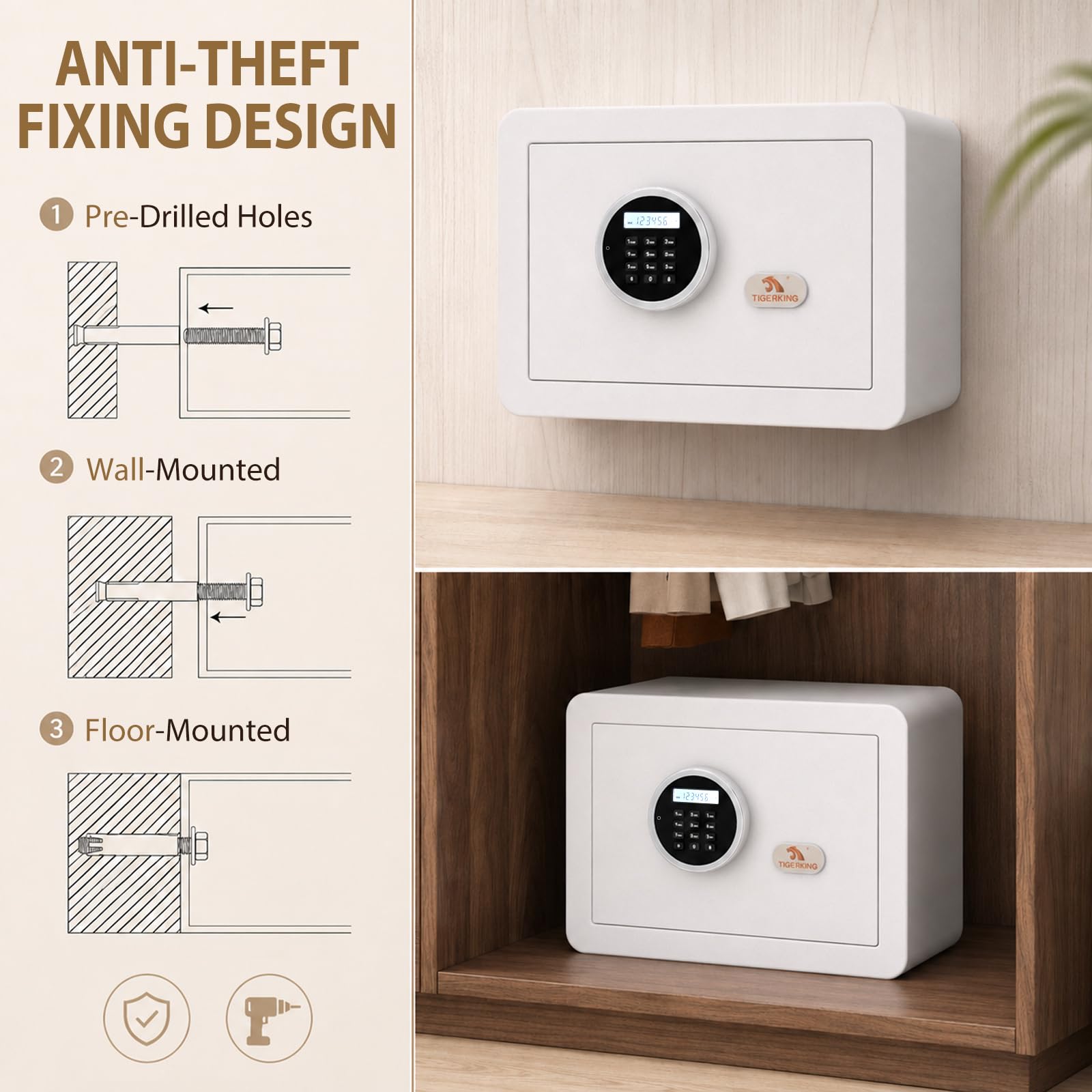 Digital Security Safe Box Fashion