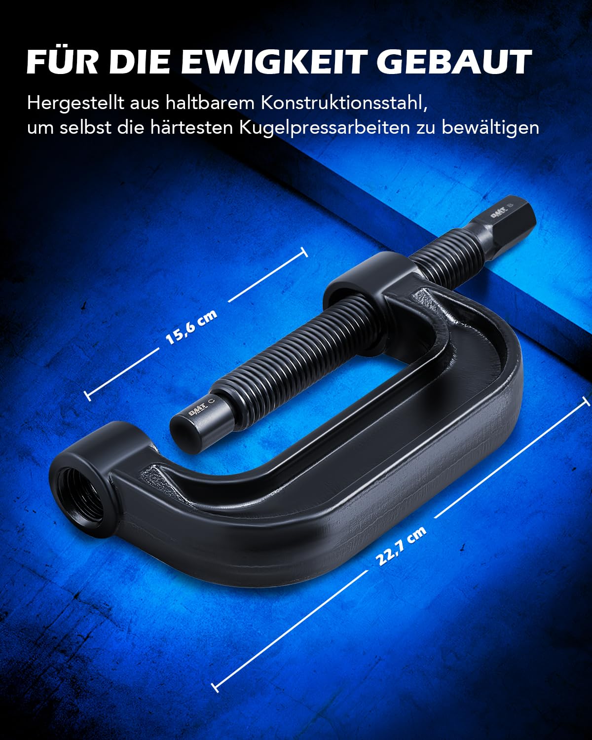 Orion Motor Tech 10 TLG 4 in 1 Traggelenk Kugelgelenk Abzieher Ausdrücker 4 x 4 Radnaben Kreuzgelenke Traggelenk Werkzeug Universal Kugelgelenk Auspresswerkzeug Set