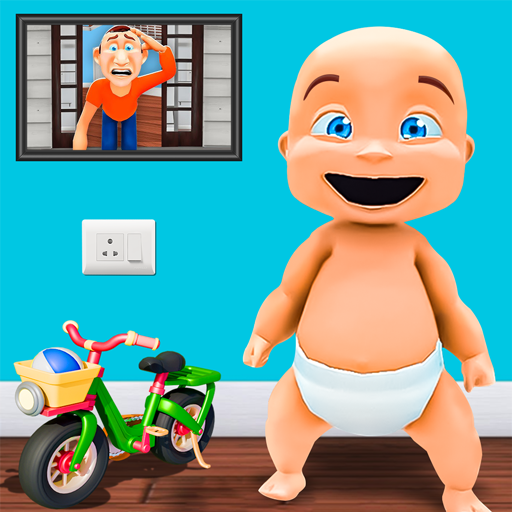 Virtuelle Streiche für unartige Babys – lustige Familienspiele für Kinder