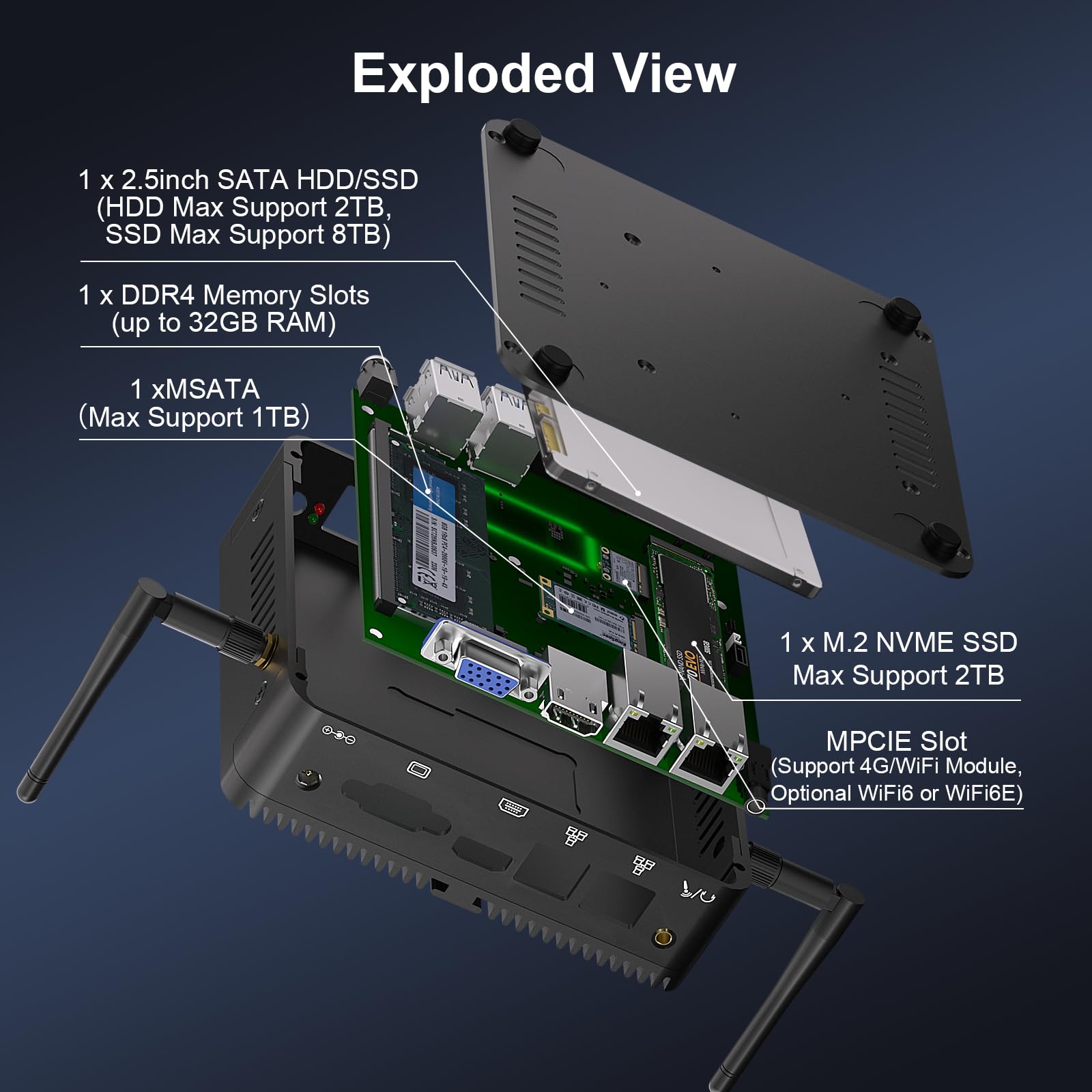 Amazon.com: HISTTON Mini PC N100 Win 11 Pro, Mini Computer Fanless