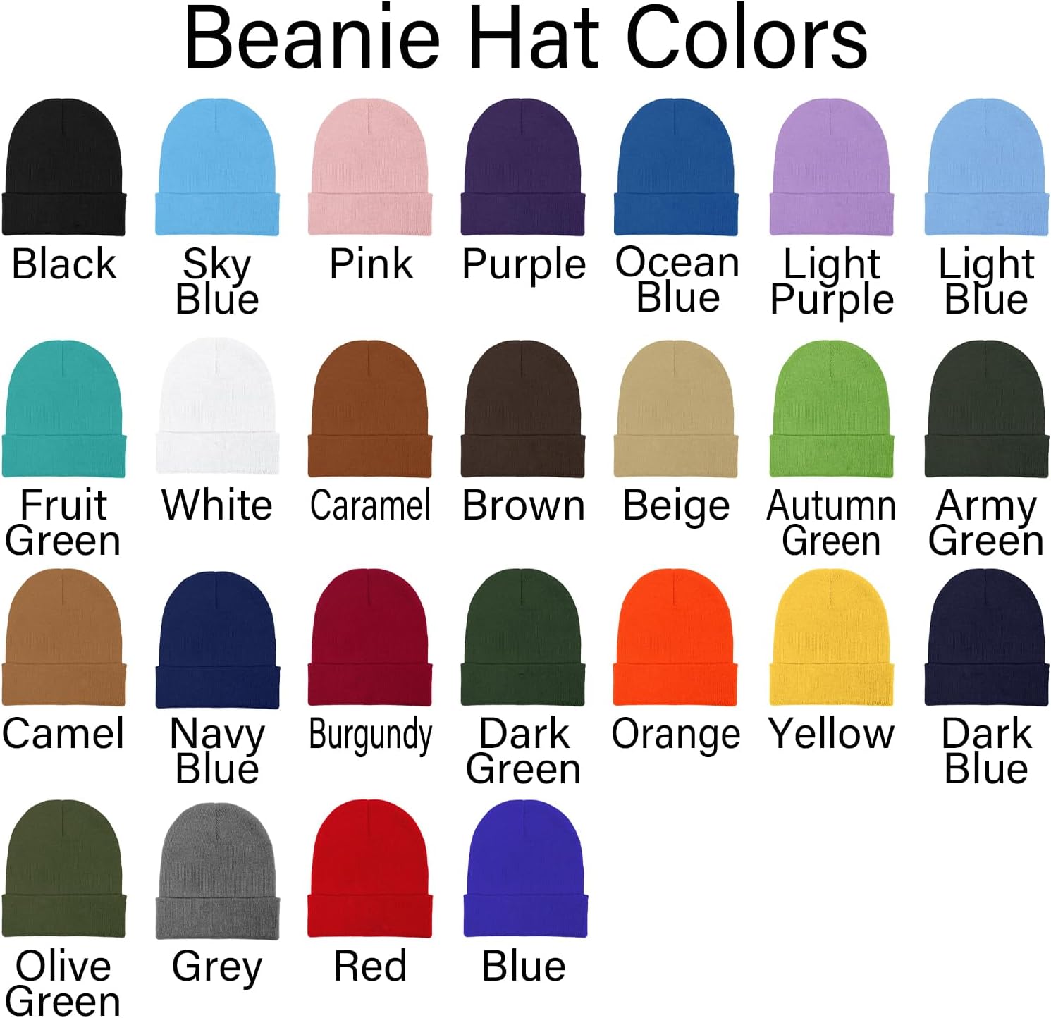 Custom Beanie Hat Personalized Leather Patch with Text Photo Logo Knitted Winter Beanies for Women Men Warm Skull Caps - Image 2