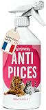 Petsly® Spray Anti Puces Chat & Chien -1L- Non Tachant - 1