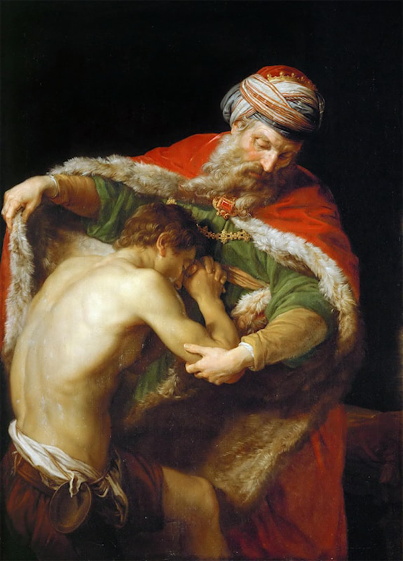 POSTERIIk Famous Print Pop Art Wall Art Graffiti the Return of the Prodigal Son by Pompeo Batoni Art Prints for Home Decor 60x90cm