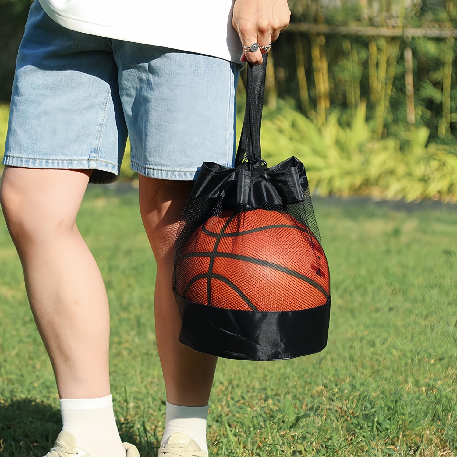Sac à Ballons,Filet à Ballon Portable,Sac À Balles pour Football Basketball Tennis,Tennis,Volleyball,Rugby